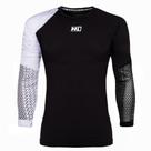 Camisa de Goleiro N1 Preta e Branca