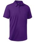 Camisa de golfe SWISSWELL com padrão estampado de manga curta para homens roxa L Camisa de golfe SWISSWELL com padrão estampado de manga curta para homens roxa L