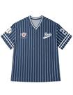 Camisa de Jersey iWoo Baggy Vintage Athletic Style azul marinho M Camisa de Jersey iWoo Baggy Vintage Athletic Style azul marinho M