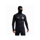 Camisa de Lycra Com Capuz Para Esportes Náuticos Possui Proteção Uv