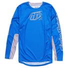 Camisa de Motocross Troy Lee Designs GP Pro Azul e Prata, tamanho M