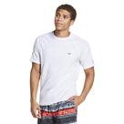 Camisa de natação Speedo Uv Protection 50+ de manga curta masculina branca