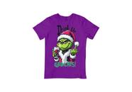 Camisa de Natal Grintch Drinks Estampada 100% Algodão