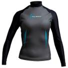 Camisa de Neoprene Aquasphere Aqua Skin Manga Longa Feminina Thermo-Guard para Proteção Completa