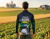 Camisa De Pesca Agro Nelore Uv 50+ Dry Fit Proteção Solar Tamanho:GG