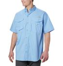 Camisa de pesca Columbia Bonehead, manga curta, boné branco para homem