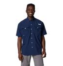 Camisa de pesca Columbia PFG Bahama II de manga curta 3X de altura Camisa de pesca Columbia PFG Bahama II de manga curta 3X de altura