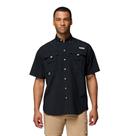 Camisa de pesca Columbia PFG Bahama II para homens preta tamanho M Camisa de pesca Columbia PFG Bahama II para homens preta tamanho M