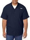 Camisa de pesca Columbia PFG Tamiami II de manga curta - azul marinho Camisa de pesca Columbia PFG Tamiami II de manga curta - azul marinho