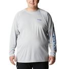 Camisa de pesca Columbia Terminal Tackle de manga comprida masculina 2x de altura Camisa de pesca Columbia Terminal Tackle de manga comprida masculina 2x de altura