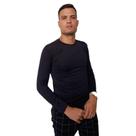 Camisa de proteção uv 50+ (poliester) - preto