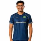 Camisa de Vôlei Brasil Oficial 2026 Azul Masculina