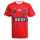 Camisa de Vôlei do Time Masculino do Sesi Bauru 2026 Vermelha Masculina