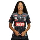 Camisa de Vôlei Oficial do Sesi Bauru Time Masculino 2025 Preta Baby Look Camisa de Vôlei Oficial do Sesi Bauru Time Masculino 2025 Preta Baby Look