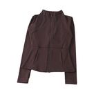 Camisa De Yoga Feminina Slim Fit De Manga Longa, Casaco Esportivo Para Pilates, Top Para Corrida