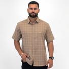 Camisa Dixie Regular Xadrez Manga Curta Masculina