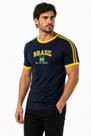 Camisa do Brasil Bordada Adulto masculina Retrô Torcedor Copa