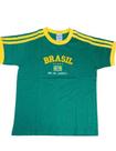 Camisa do Brasil Bordada Adulto Unissex
