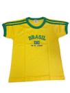 Camisa do Brasil Bordada Adulto Unissex