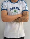 Camisa do Brasil Bordada Adulto Unissex