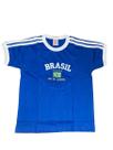 Camisa do Brasil Bordada Adulto Unissex