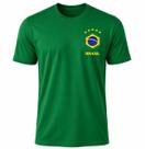 Camisa do Brasil Copa do Mundo Malha Fria Bandeira cor:Verde BandeiraTamanho:GG