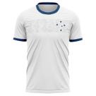 Camisa do Cruzeiro Oficial Branca Copas Adulto Braziline