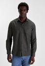 Camisa docthos slim manga longa fio mescla