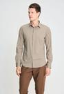 Camisa docthos slim manga longa malha listrada tech