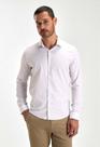 Camisa docthos slim manga longa micro xadrez poliamida
