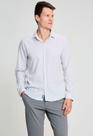 Camisa docthos slim manga longa poliamida micro xadrez