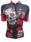 Camisa dorsal caveira mexicana - preto/rosa