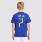 Camisa Dras Brasil Infantil Azul 7 Vini JR