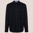 Camisa Dudalina Comfort Trico Lisa Ve26 Marinho Masculino