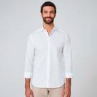 Camisa Dudalina Milano Stretch In25 Branco Masculino