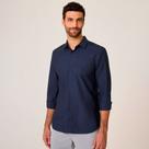 Camisa Dudalina Milano Tricoline Lisa In25 Marinho Masculino Camisa Dudalina Milano Tricoline Lisa In25 Marinho Masculino