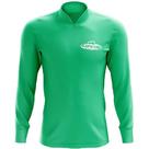 Camisa Esportiva Com Uv50 Makis Fishing Clean Color Verde Barcelona MK-16