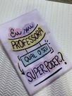 Camisa estampada dia professores