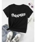 Camisa Feminina Baby Look Banda De Rock Paramore Camiseta