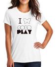 Camisa Feminina Baby Look I Borboleta Coldplay
