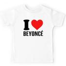 Camisa Feminina Baby Look I Love Beyonce Cantora