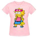 Camisa Feminina Baby Look Lisa Simpson 100% Algodão
