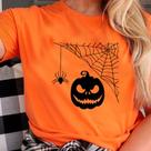 Camisa Feminina BabyLook Halloween Witch Streetwear Camisa 100% Algodão