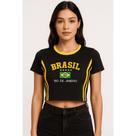 Camisa Feminina Bordada BabyLock Brasil - BabyTee