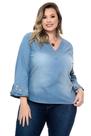 Camisa feminina bordada tam g