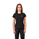 Camisa Feminina Casual Preta Camiseta Algodão Apex Nomad