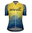 Camisa Feminina Ciclismo Bike Asw Brasil Cbc Azul Amarelo Camisa Feminina Ciclismo Bike Asw Brasil Cbc Azul Amarelo