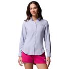 Camisa Feminina Columbia PFG Tamiami II Manga Longa UPF 40 - Lilás GG