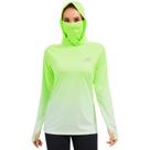 Camisa feminina com capuz de pesca BASSDASH UPF 50+ com máscara facial FS23W Camisa feminina com capuz de pesca BASSDASH UPF 50+ com máscara facial FS23W