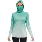 Camisa feminina com capuz de pesca BASSDASH UPF 50+ com máscara facial FS23W Camisa feminina com capuz de pesca BASSDASH UPF 50+ com máscara facial FS23W